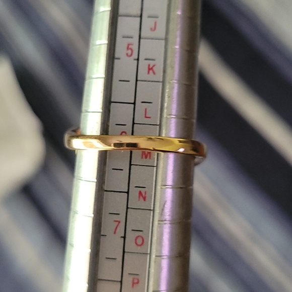 God's Promise Rainbow Diamond Gold Ring Size 6 - Picture 11 of 13